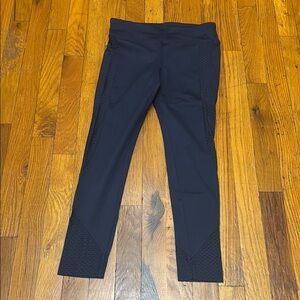 Navy blue koral leggings